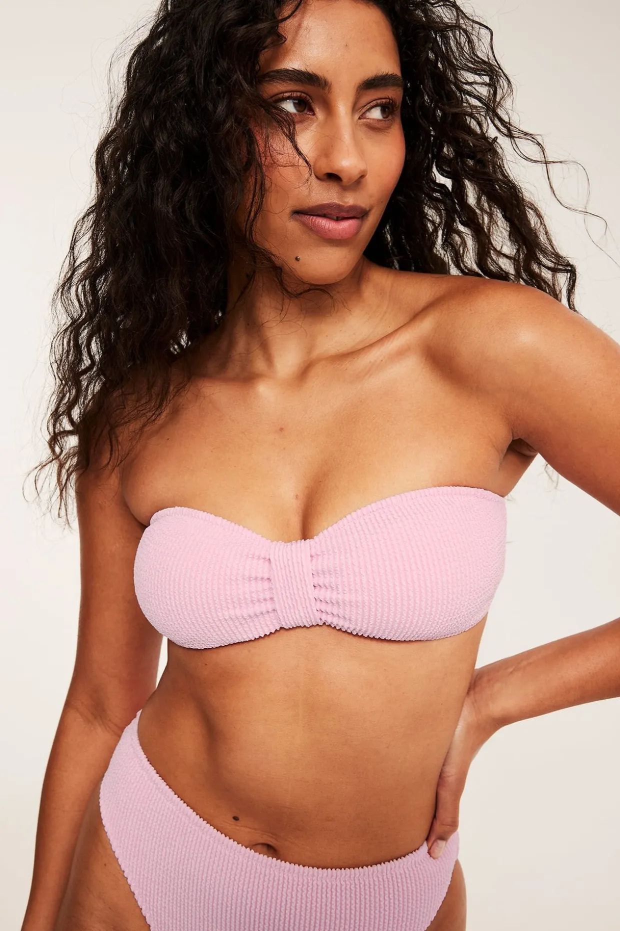 Bandeau-bikiniyläosa | Pinkki | Naiset | Kappahl