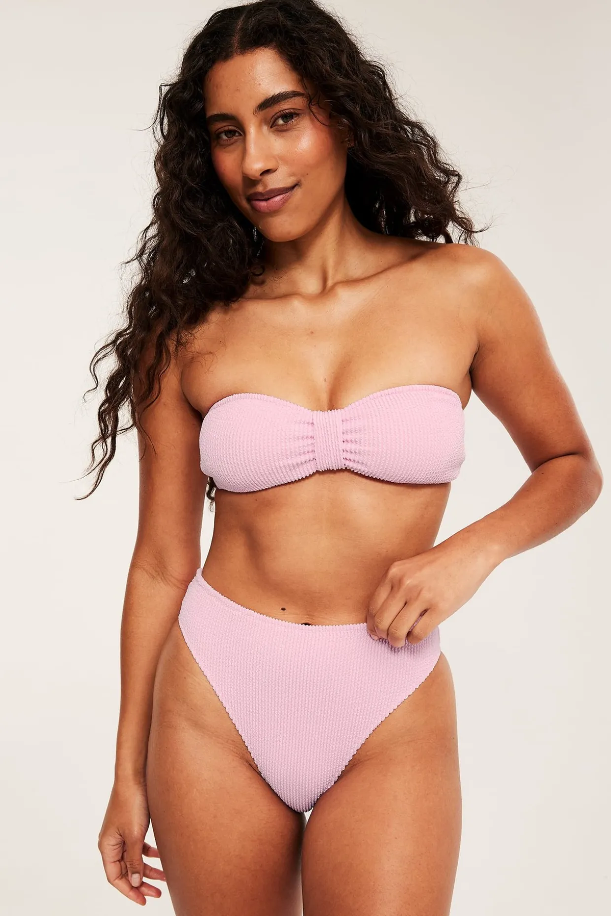 Bandeau-bikiniyläosa | Pinkki | Naiset | Kappahl