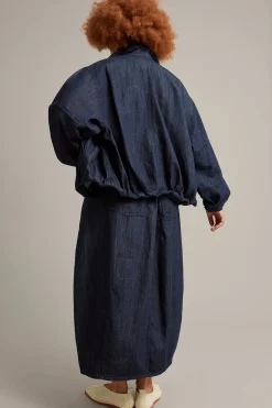 Barrel-denimhame | Tumma denim | Naiset | Kappahl