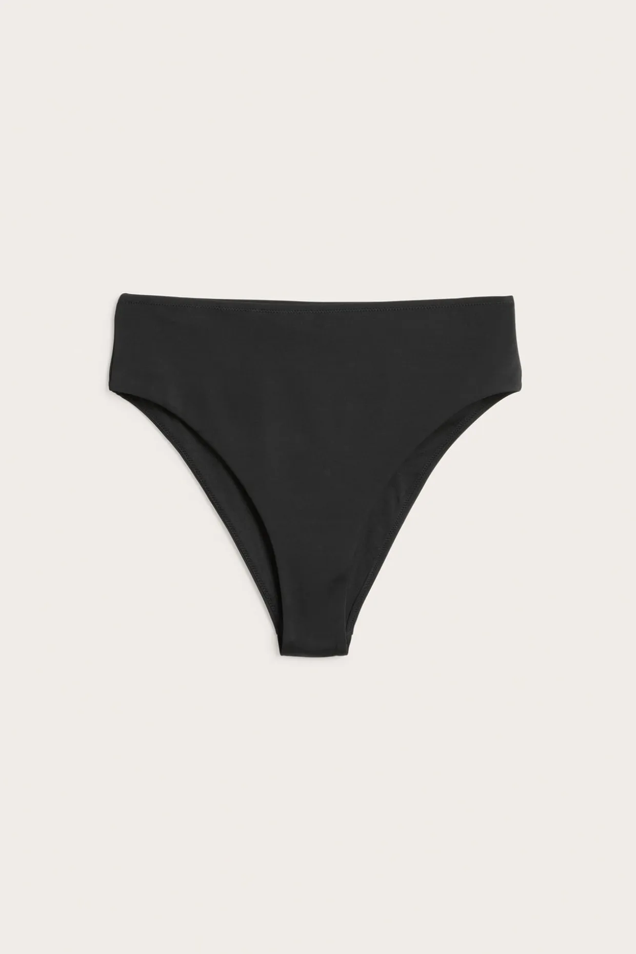 Bikinialaosa, jossa korkea vyötärö | Musta | Naiset | Kappahl