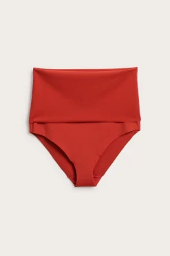 Bikinialaosa, jossa on taitettava vyötärö | Punainen | Naiset | Kappahl