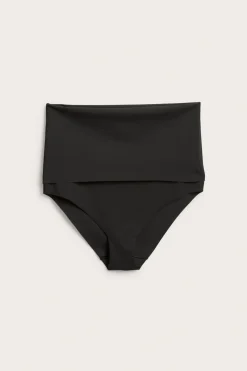 Bikinialaosa, jossa on taitettava vyötärö | Musta | Naiset | Kappahl
