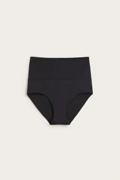 Bikinialaosa, jossa on taitettava vyötärö | Musta | Naiset | Kappahl