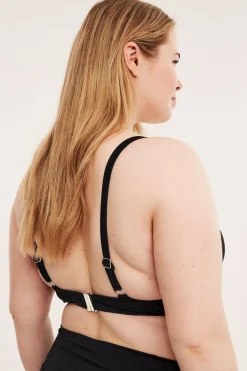 Bikiniyläosa, jossa on solmusomiste | Musta | Naiset | Kappahl