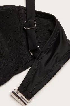 Bikiniyläosa, jossa on solmusomiste | Musta | Naiset | Kappahl
