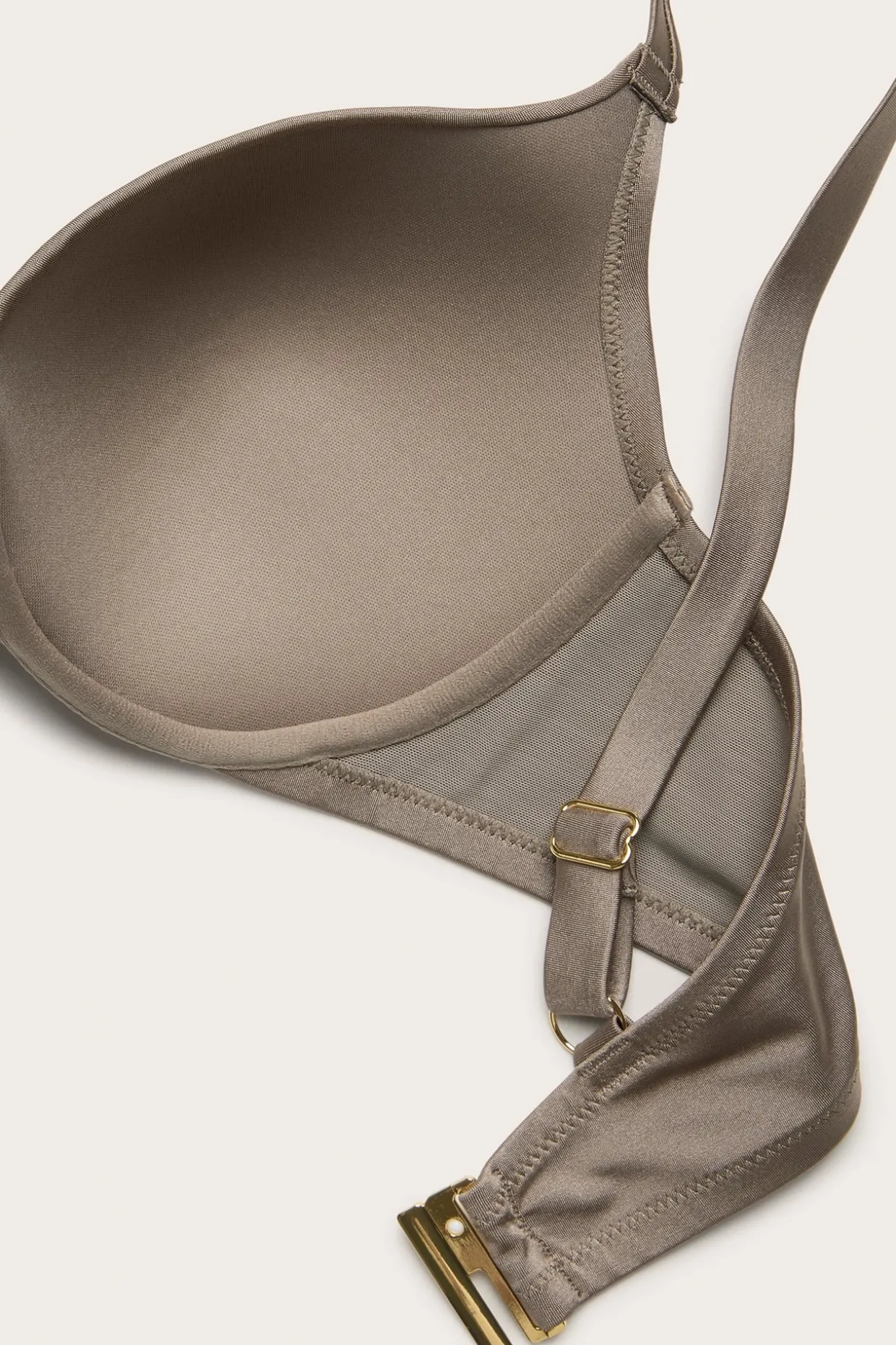 Bikiniyläosa | Tummanbeige | Naiset | Kappahl