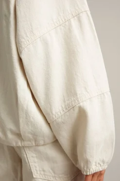 Blouson-farkkutakki | Beige | Naiset | Kappahl