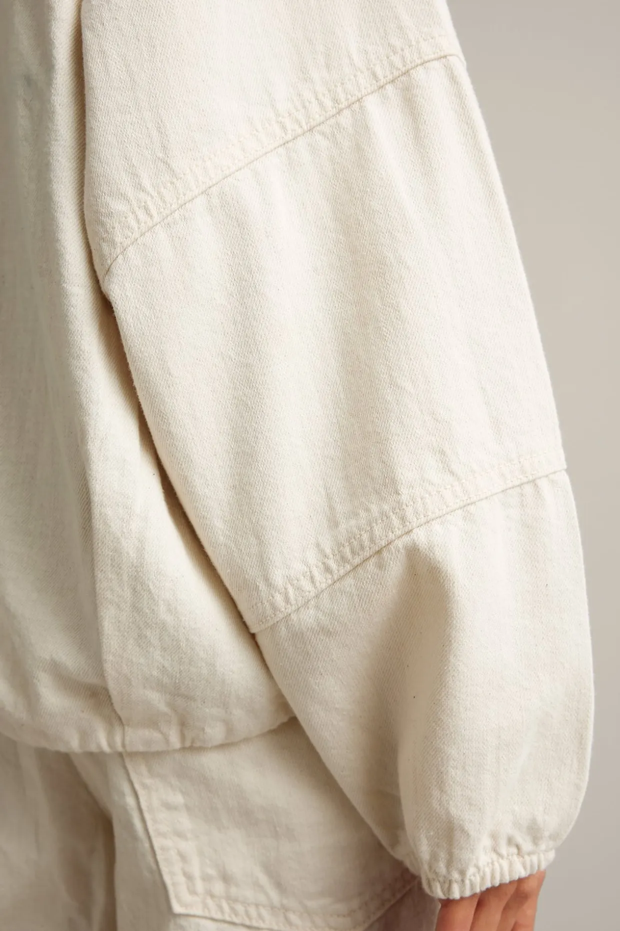 Blouson-farkkutakki | Beige | Naiset | Kappahl