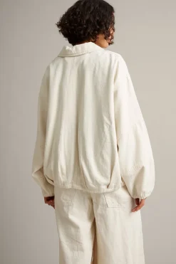 Blouson-farkkutakki | Beige | Naiset | Kappahl