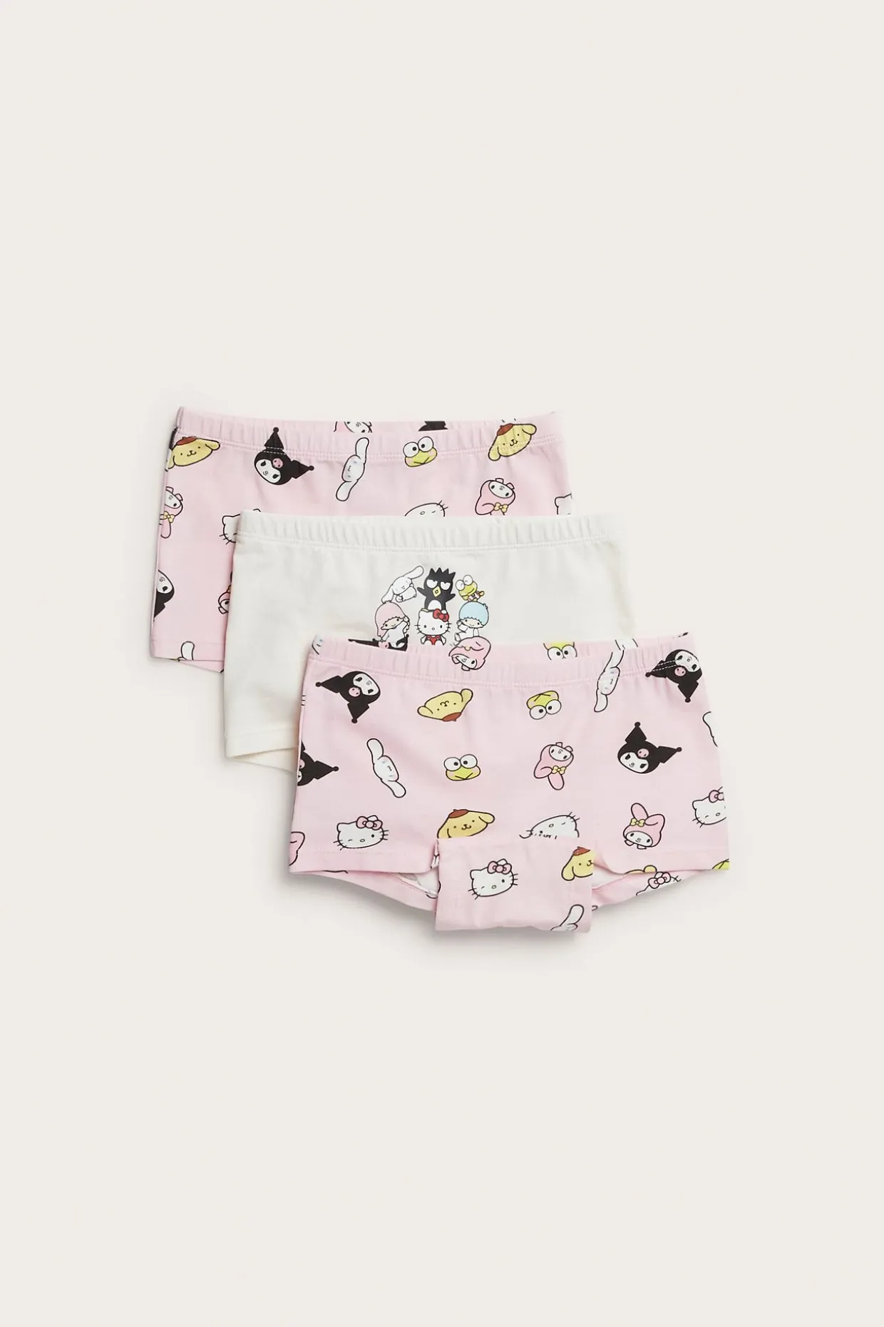 Bokserit Hello Kitty, 3-pack | Luonnonvalkoinen | Lapset | Kappahl