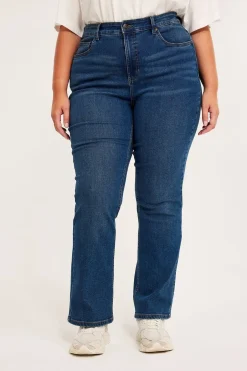Bootcut jeans high waist | Denim | Naiset | Kappahl