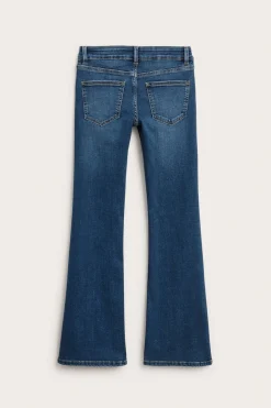 Bootcut jeans low waist | Tumma denim | Lapset | Kappahl
