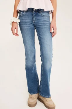 Bootcut jeans low waist | Vaalea denim | Lapset | Kappahl