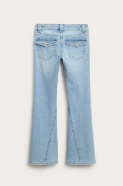 Bootcut jeans low waist | Vaalea denim | Lapset | Kappahl