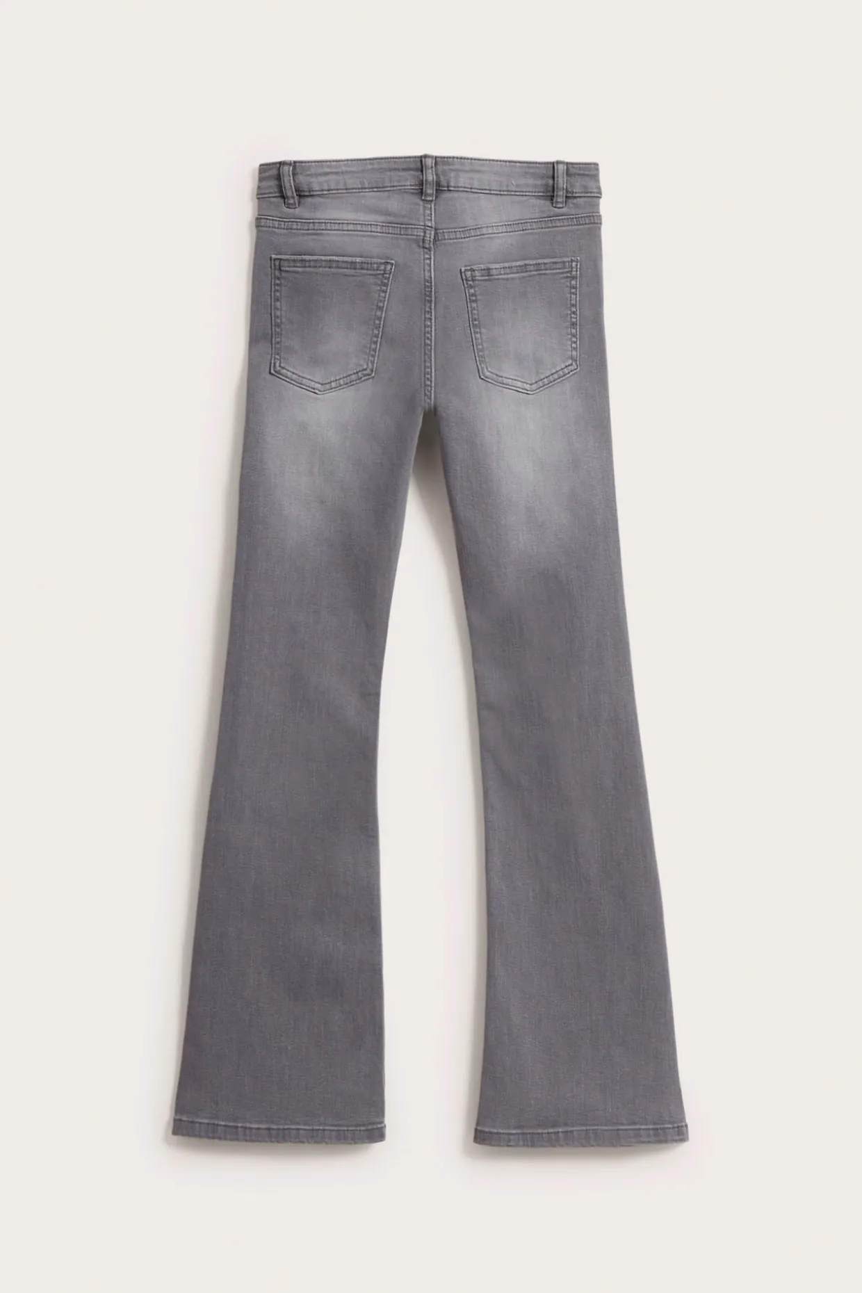Bootcut jeans mid waist | Hopeanharmaa | Lapset | Kappahl