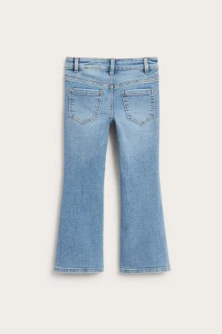 Bootcut jeans mid waist | Vaalea denim | Lapset | Kappahl