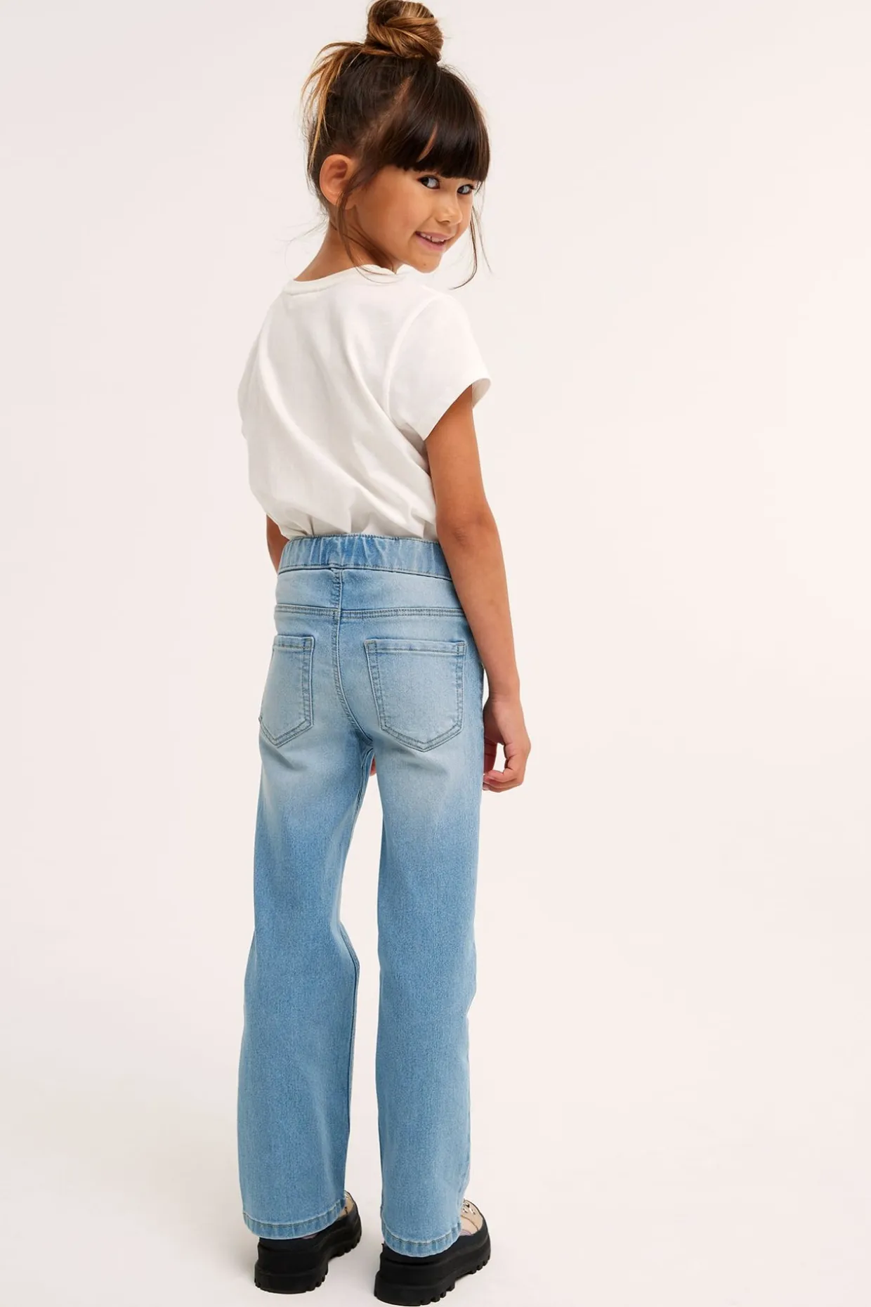 Bootcut jeggings | Vaalea denim | Lapset | Kappahl