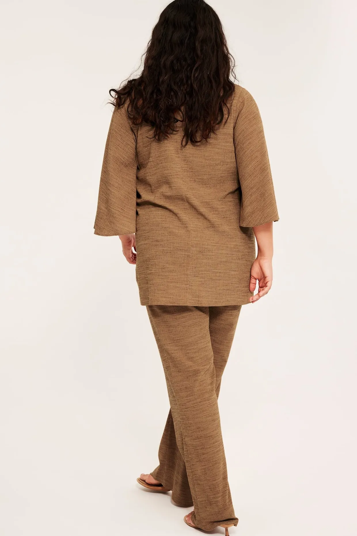 Bootcut-malliset pull-on-housut | Ruskea | Naiset | Kappahl