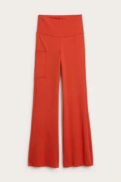 Bootcut-treenitrikoot | Punainen | Naiset | Kappahl