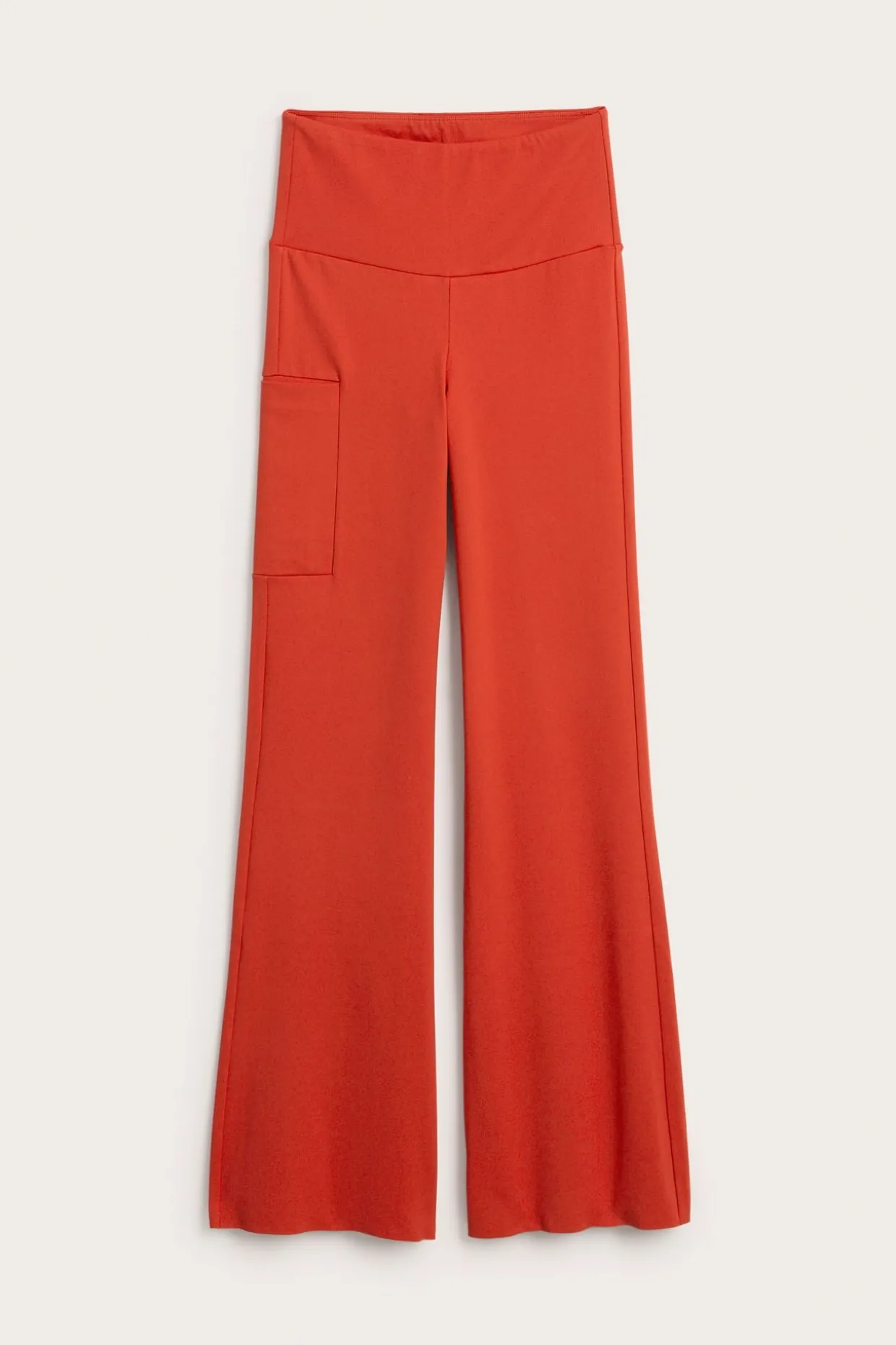 Bootcut-treenitrikoot | Punainen | Naiset | Kappahl