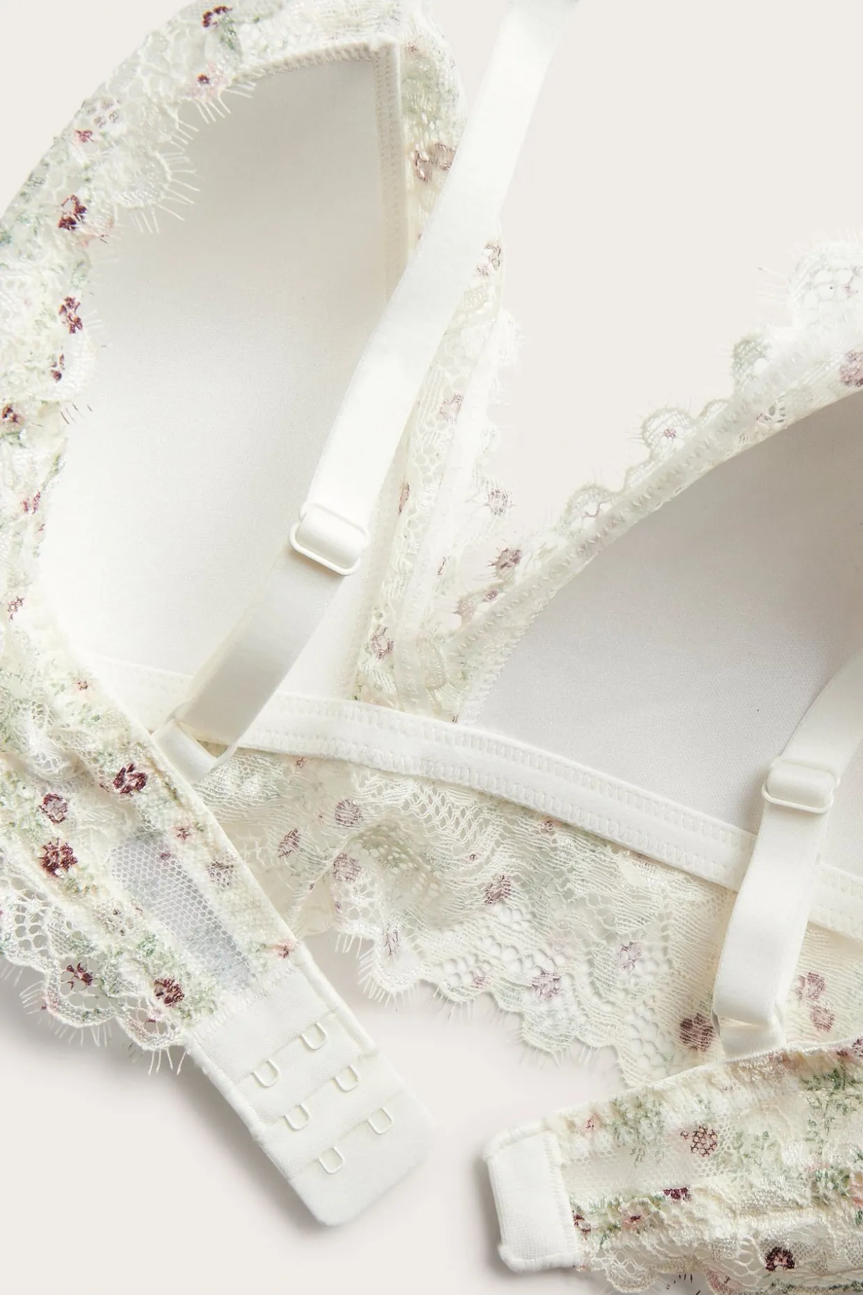 Bralette pitsillä | Valkoinen | Naiset | Kappahl