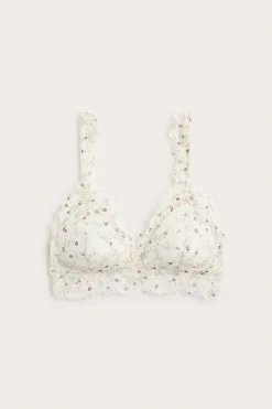 Bralette pitsillä | Valkoinen | Naiset | Kappahl