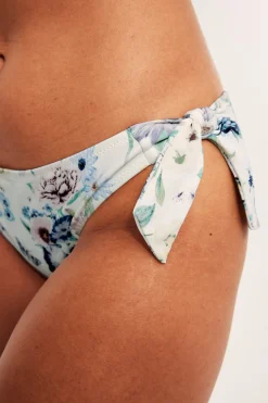 Brasilialaismallinen bikinialaosa, jossa on solmittavat nauhat | Luonnonvalkoinen | Naiset | Kappahl