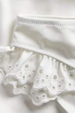 Brasilialaistyylinen bikinialaosa, jossa englantilaista kirjontaa | Luonnonvalkoinen | Naiset | Kappahl
