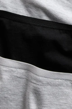 Brief 3-pack puuvillaa | Meleerattu harmaa | Naiset | Kappahl