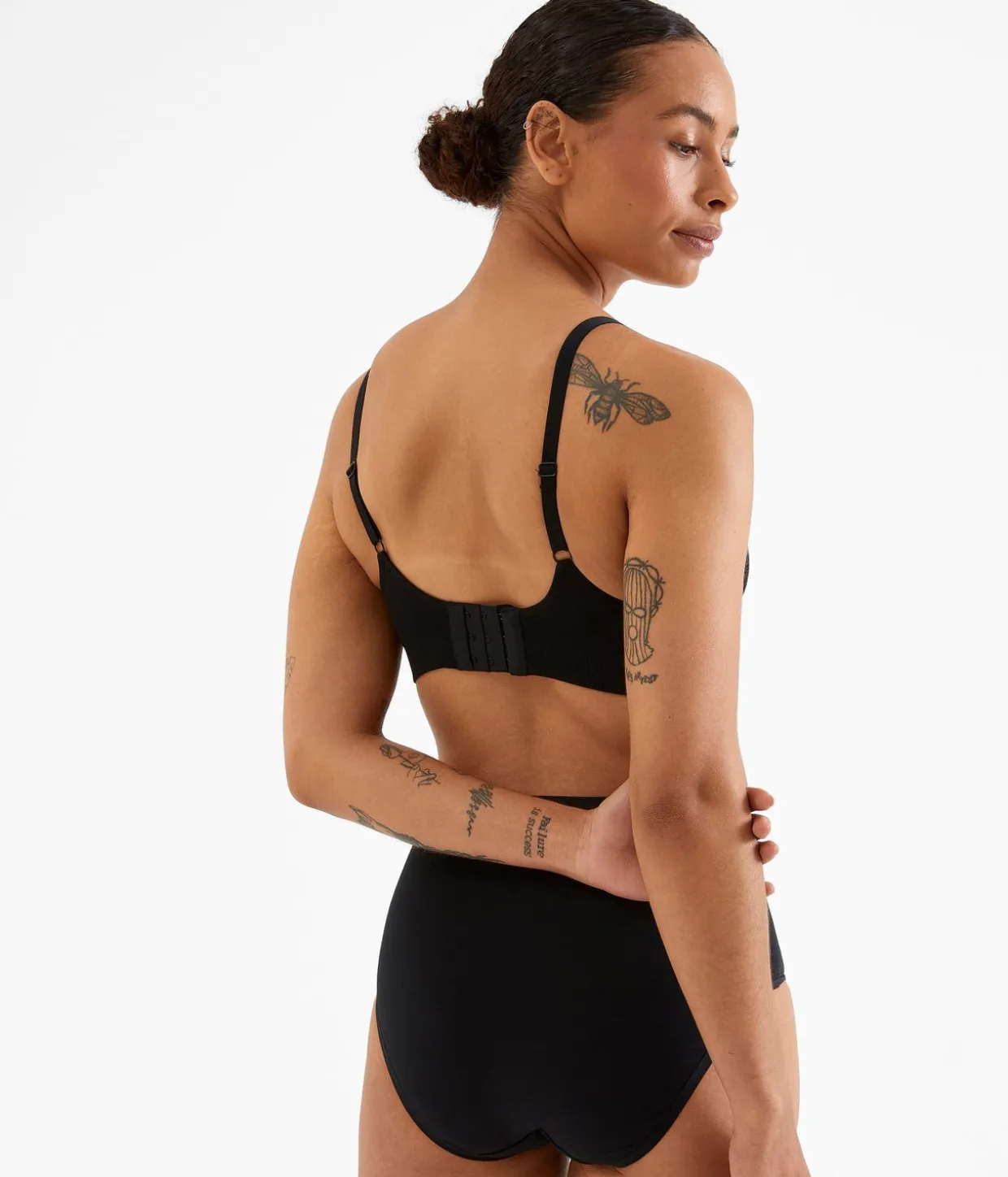 Brief 3-pack puuvillaa | Musta | Naiset | Kappahl