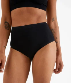 Brief 3-pack puuvillaa | Musta | Naiset | Kappahl