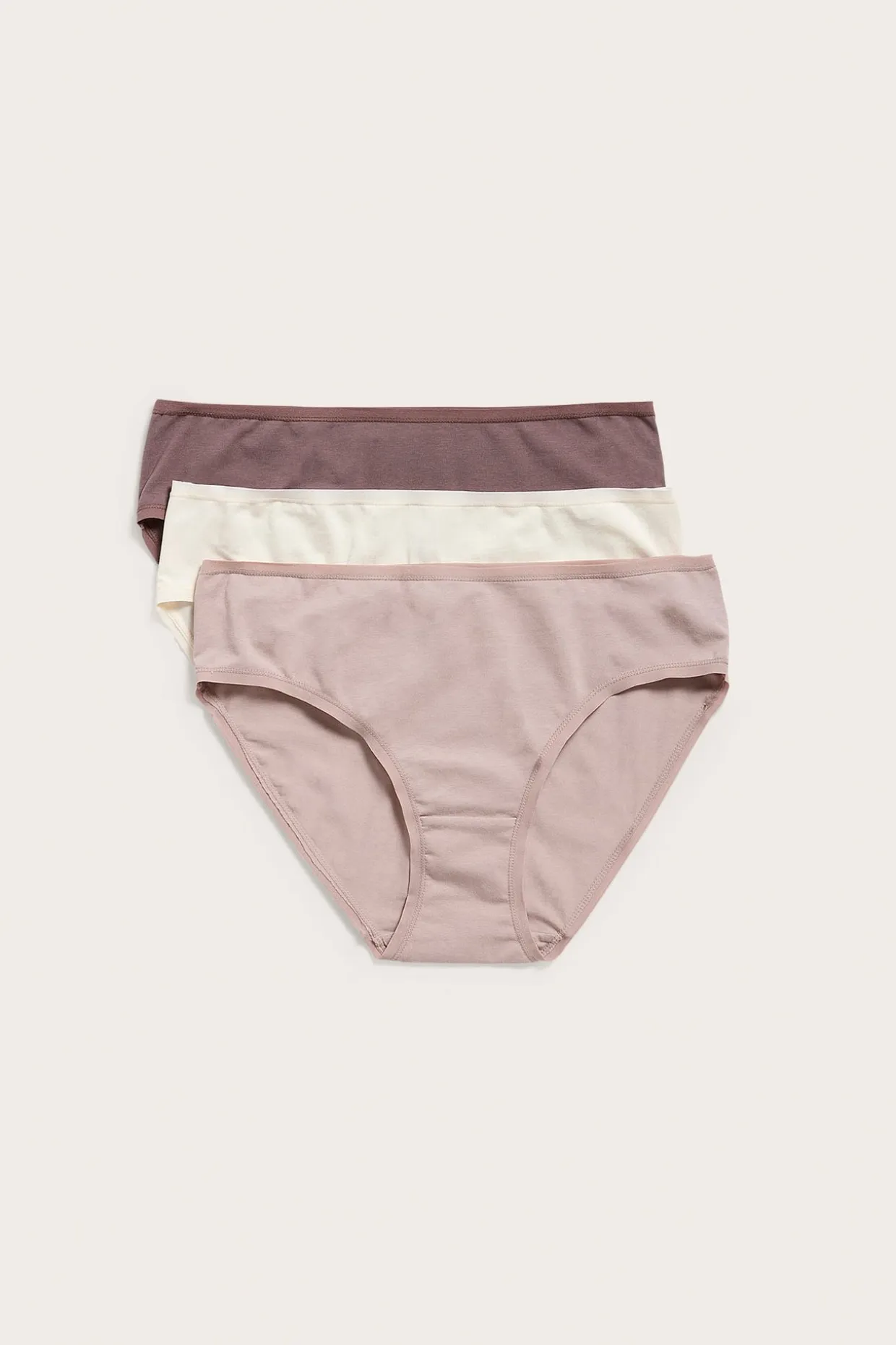 Brief 3-pack puuvillaa | Pinkki | Naiset | Kappahl