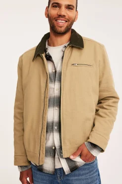 Canvas-takki | Beige | Miehet | Kappahl