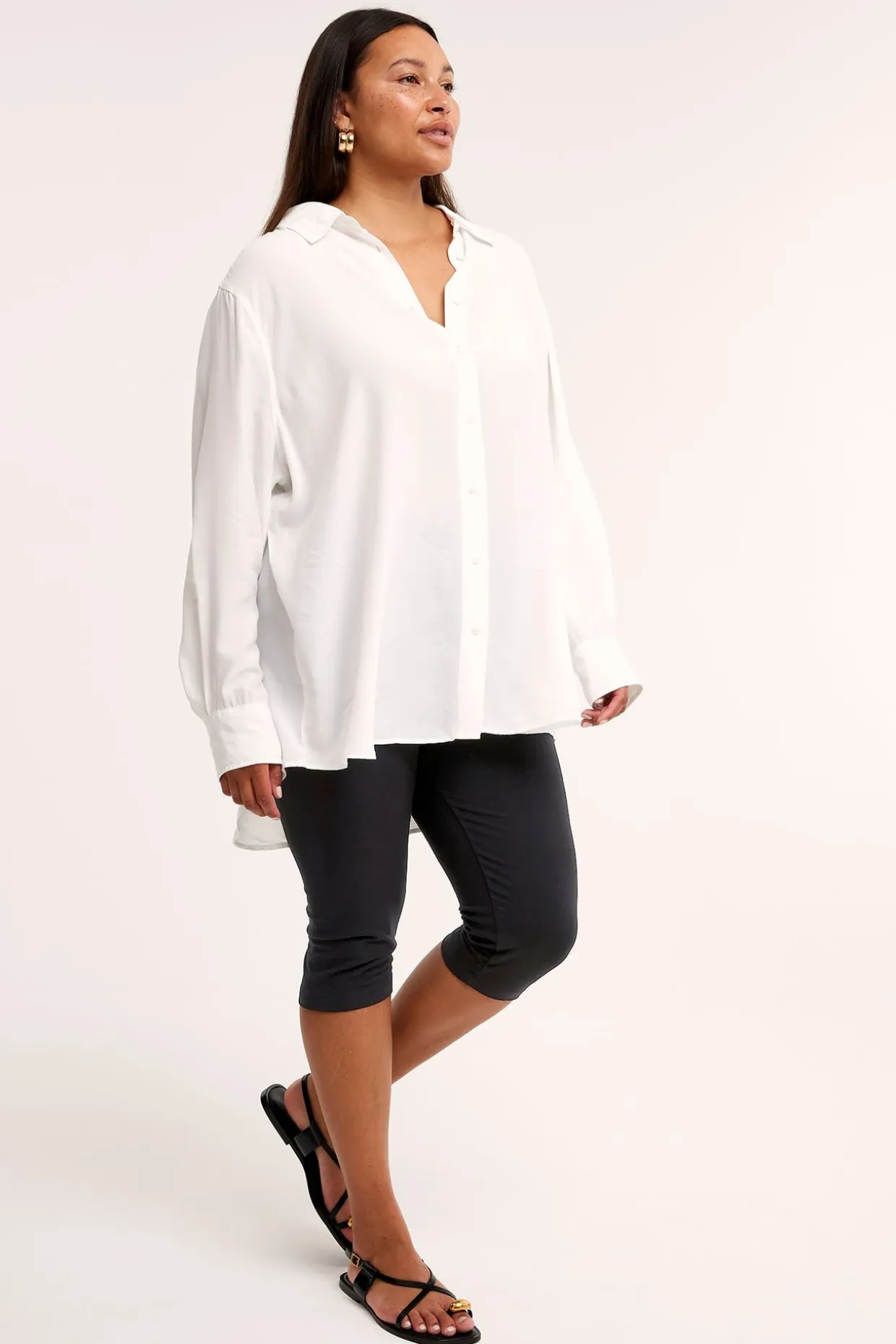 Caprileggingsit | Musta | Naiset | Kappahl