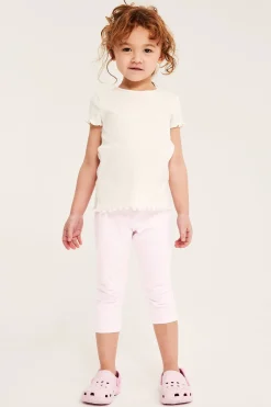 Caprileggingsit | Vaaleanpunainen | Lapset | Kappahl