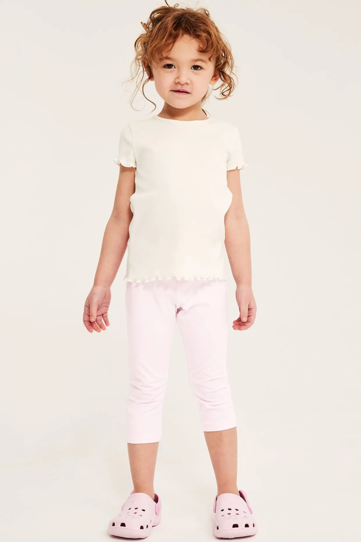 Caprileggingsit | Vaaleanpunainen | Lapset | Kappahl