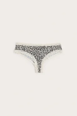 Cheeky-malliset mikrokuitualushousut | Beige | Naiset | Kappahl