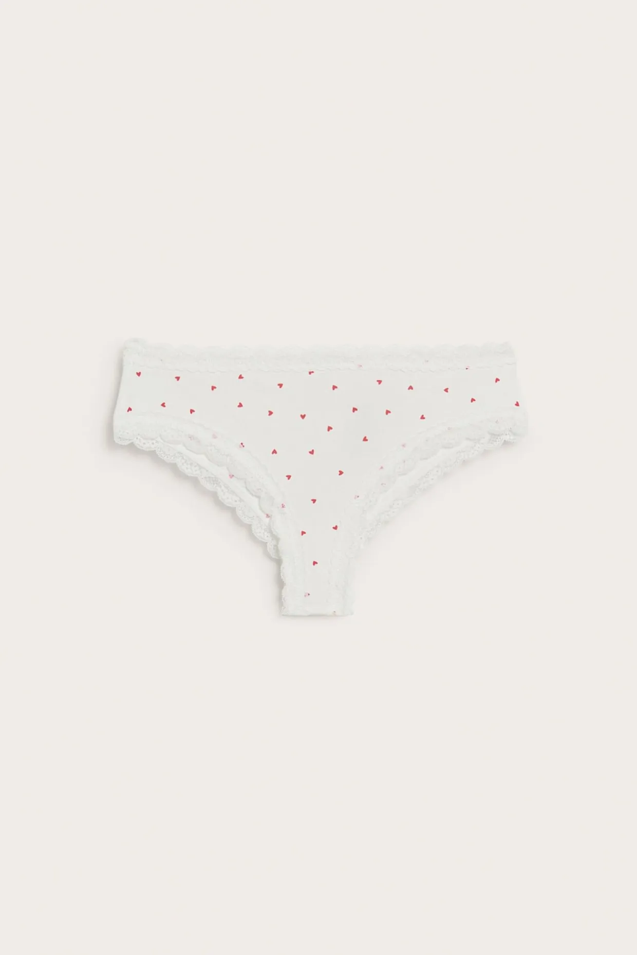 Cheeky-malliset mikrokuitualushousut | Luonnonvalkoinen | Naiset | Kappahl