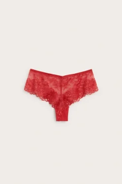 Cheeky-pitsialushousut | Punainen | Naiset | Kappahl