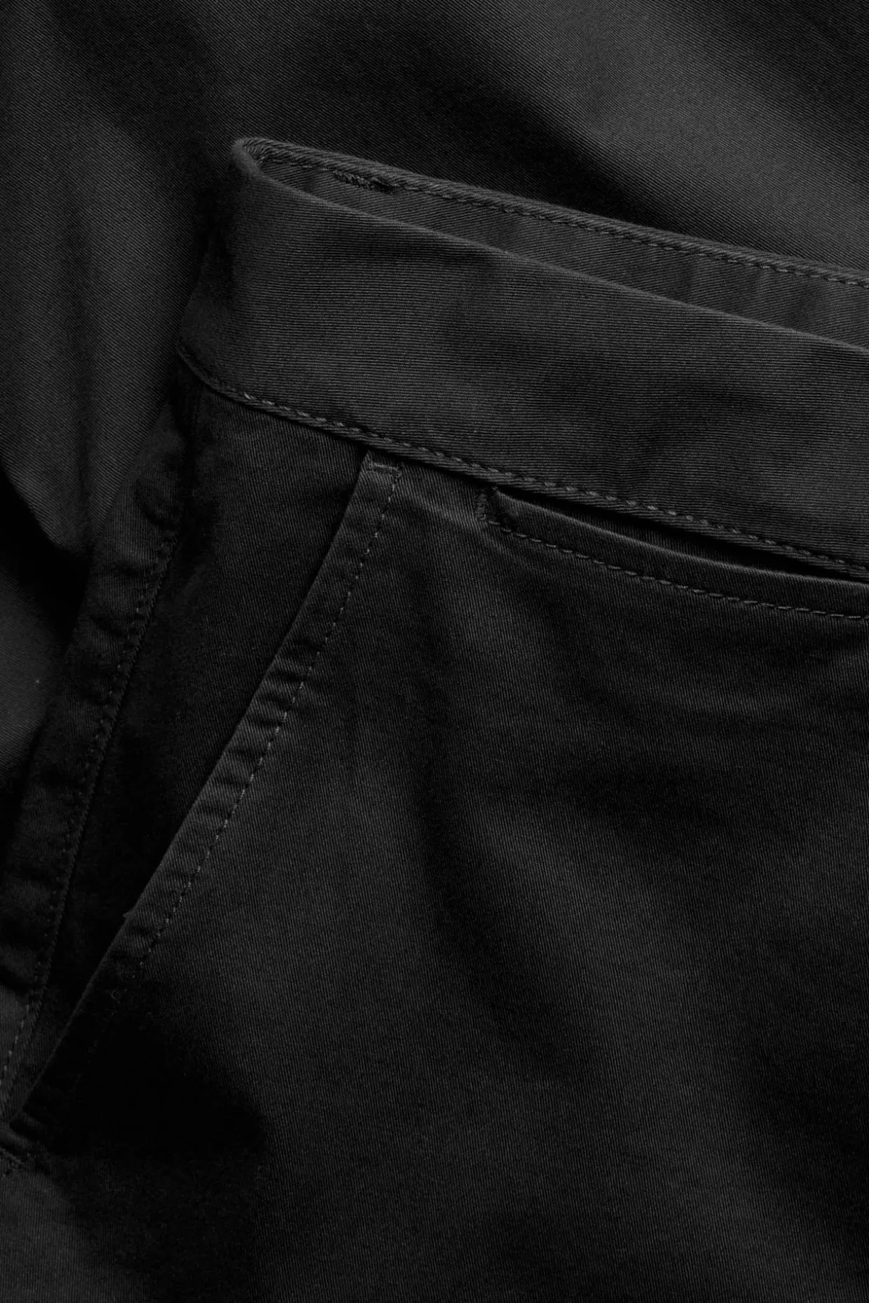 Chinos regular fit | Musta | Miehet | Kappahl
