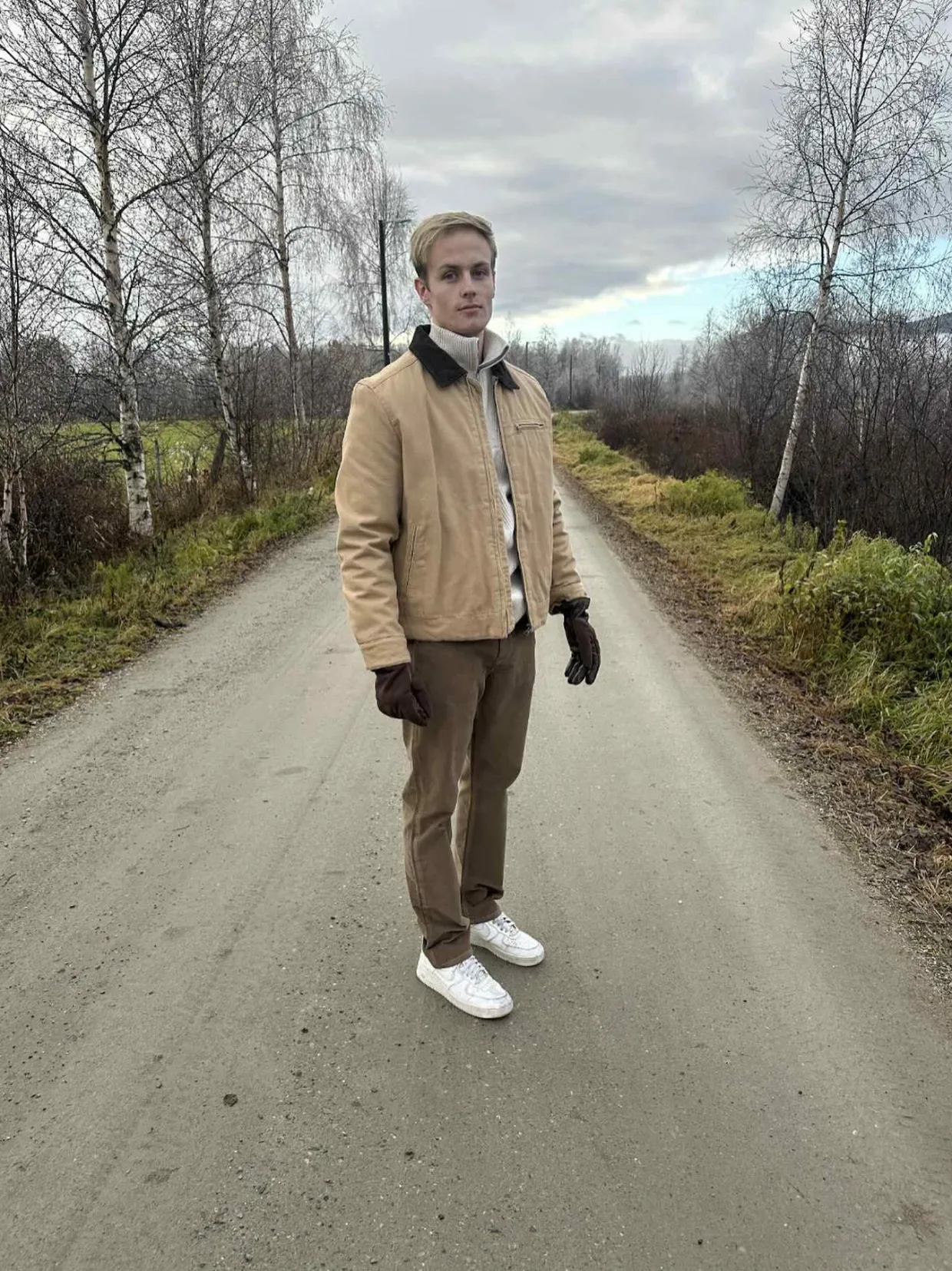 Chinos regular fit | Ruskea | Miehet | Kappahl