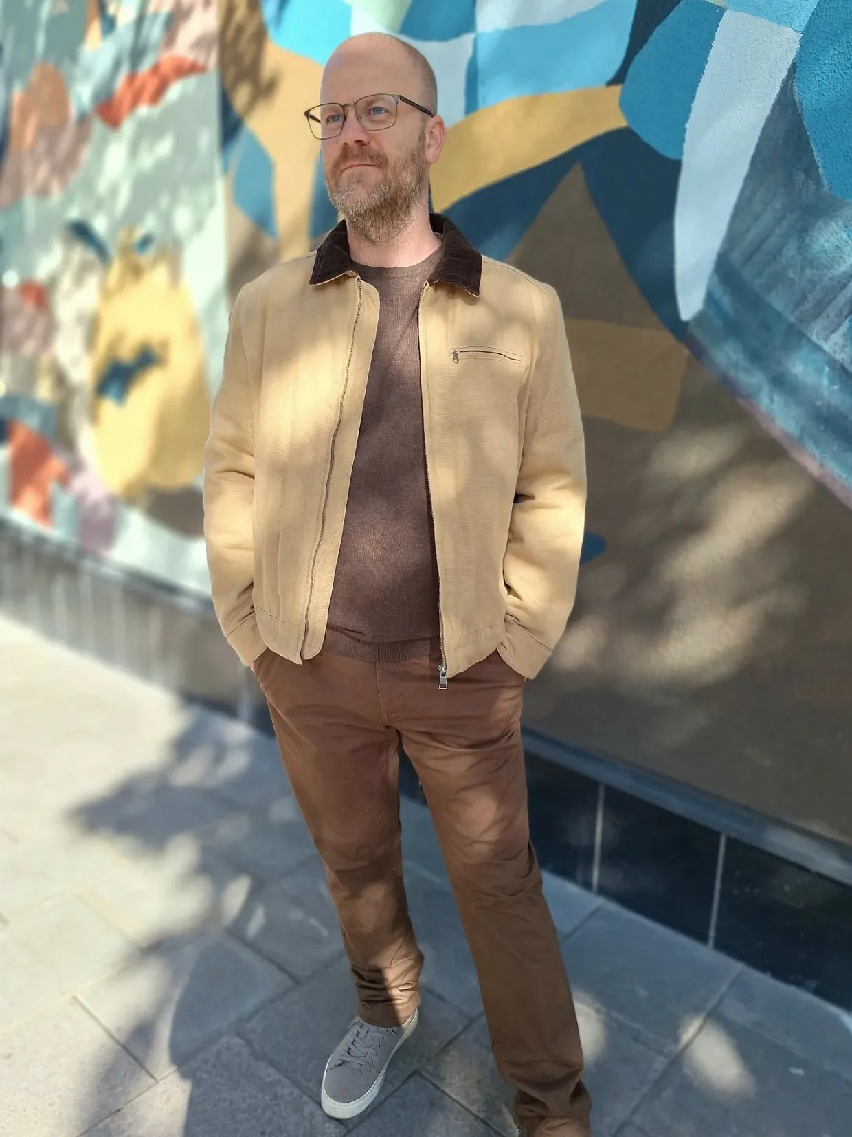 Chinos regular fit | Ruskea | Miehet | Kappahl