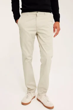 Chinos regular fit | Vaaleanbeige | Miehet | Kappahl