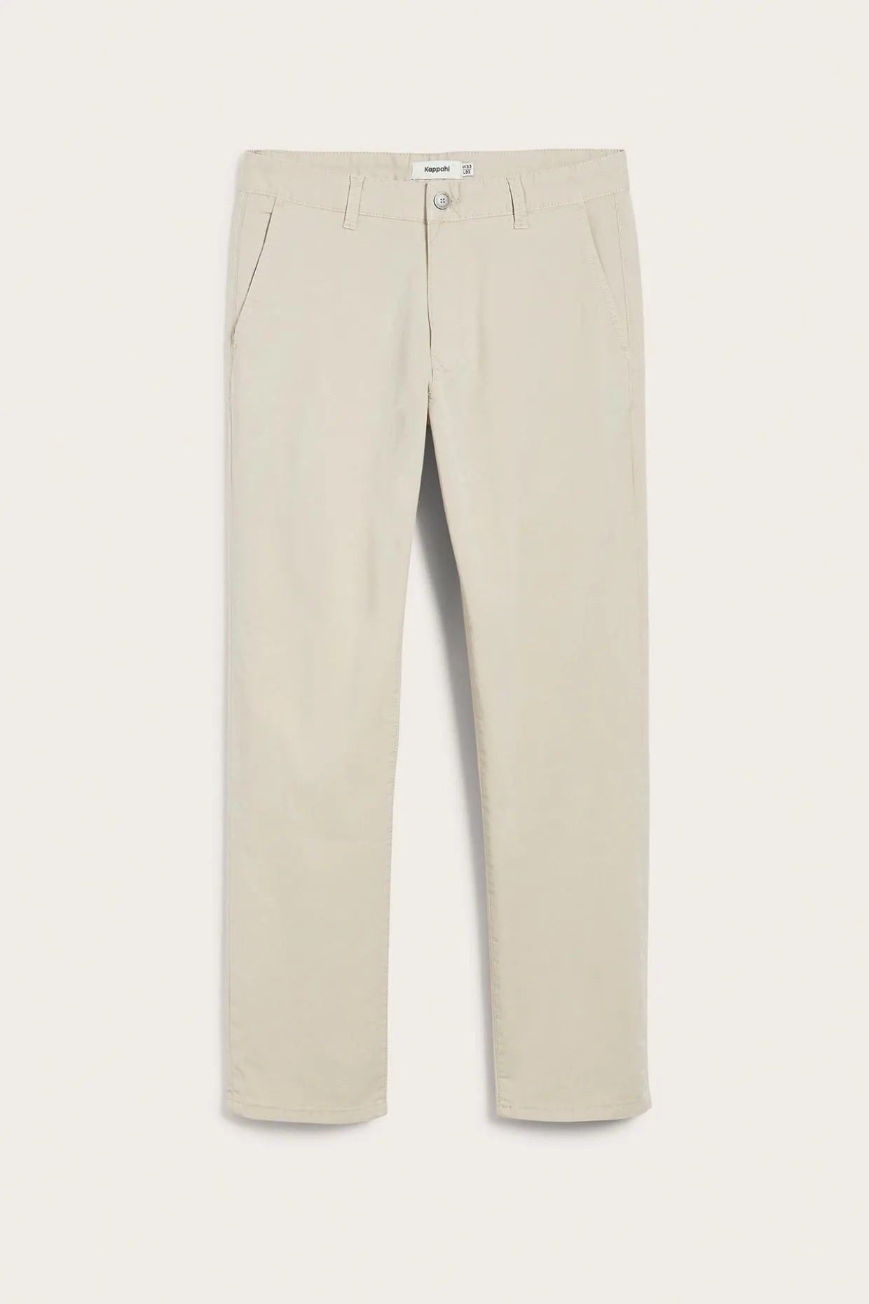 Chinos regular fit | Vaaleanbeige | Miehet | Kappahl