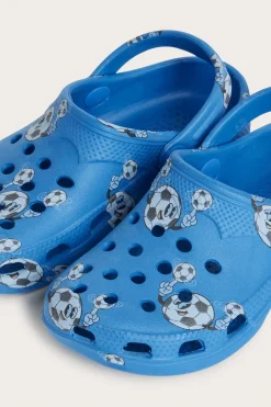 Clogs-malliset kengät jalkapalloilla | Sininen | Lapset | Kappahl