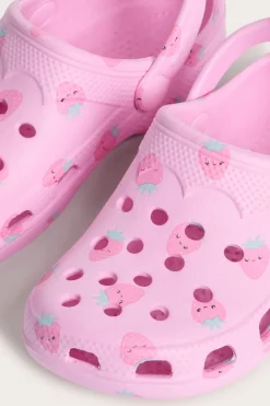 Clogs-malliset kengät mansikoilla | Vaaleanpunainen | Lapset | Kappahl