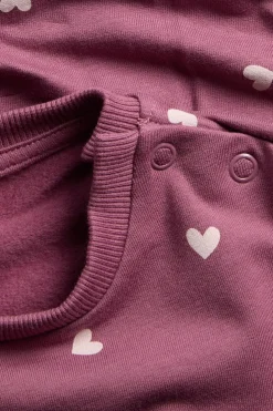 Collegemekko, jossa on sydänkuvio | Tummanpinkki | Vauvat | Kappahl