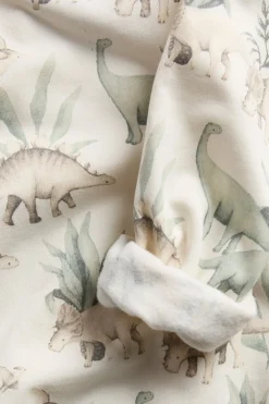 Collegepaita jossa dinosaurusteema | Luonnonvalkoinen | Lapset | Newbie