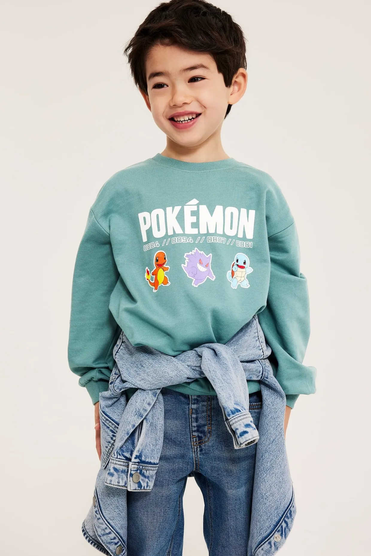 Collegepaita, Pokémon | Vaaleanvihreä | Lapset | Kappahl