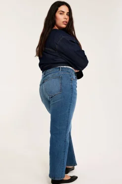 Cropped flare jeans high waist | Denim | Naiset | Kappahl